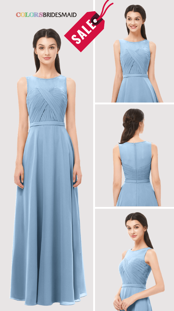 ColsBM Emery Dusty Blue Bridesmaid Dresses