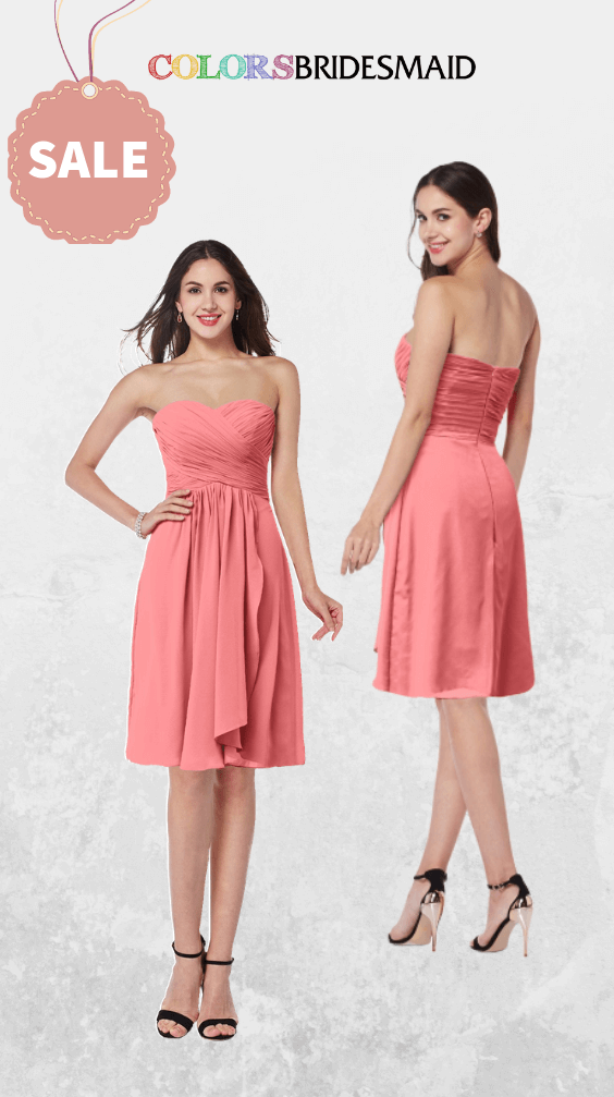 ColsBM Laila Coral Bridesmaid Dresses