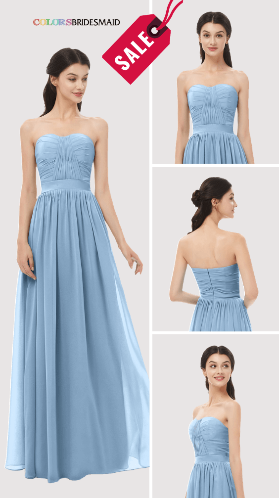 ColsBM Esme Dusty Blue Bridesmaid Dresses