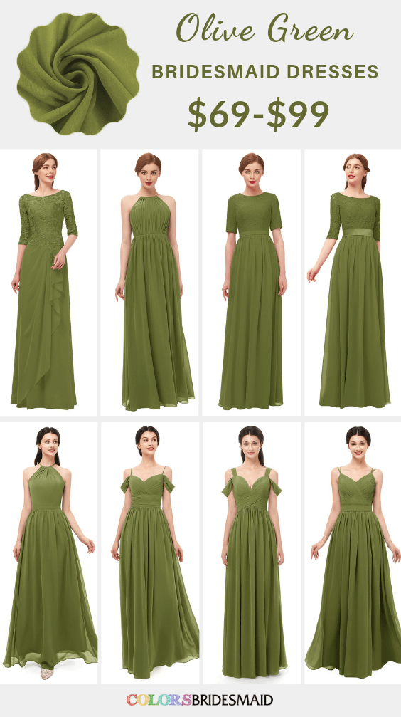 ColsBM Olive Green bridesmaid dresses