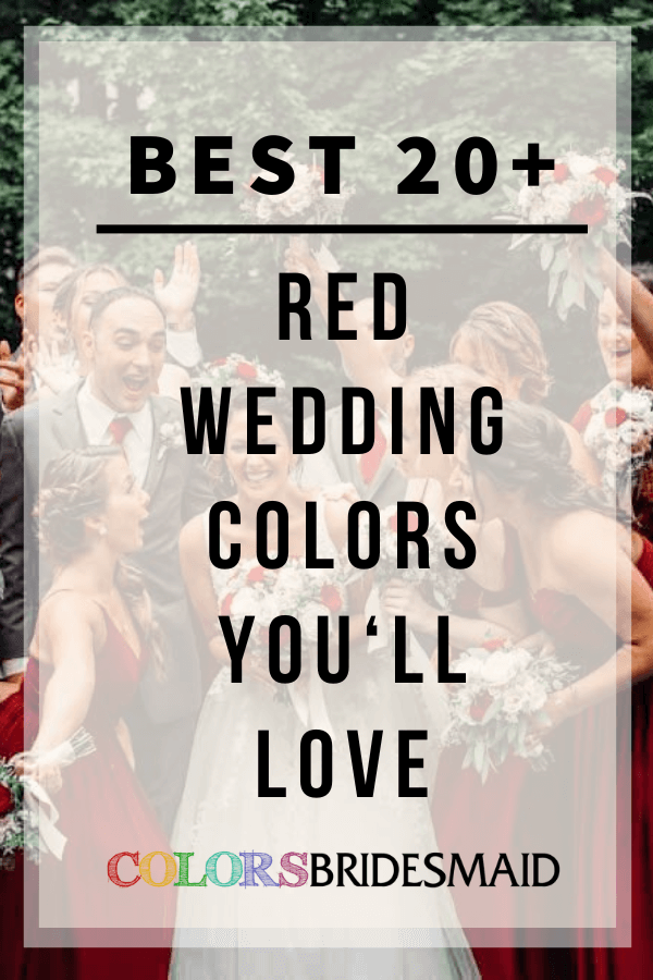 20+ Best Red Wedding Colors You Will Love