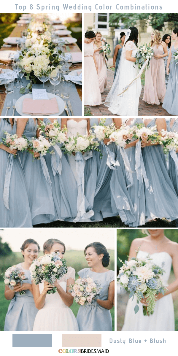 Top 8 Spring Wedding Color Palettes for 2019 ColorsBridesmaid