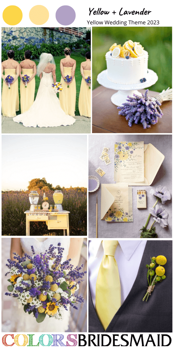 top 8 yellow wedding theme for 2023 yellow and lavender